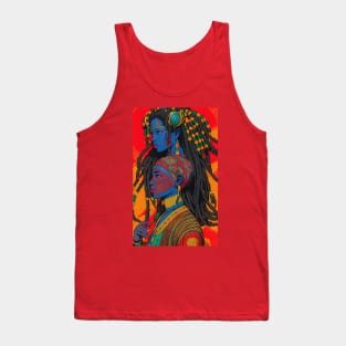 Rasta Women Tank Top